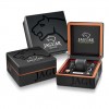 Rellotge connectat Jaguar esfera negra i corretja de pell negra J959/1