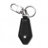 Llavero Montblanc Sartorial diamond shaped piel color negro 130748
