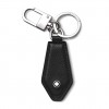 Montblanc Sartorial diamond shaped key fob black leather 130748