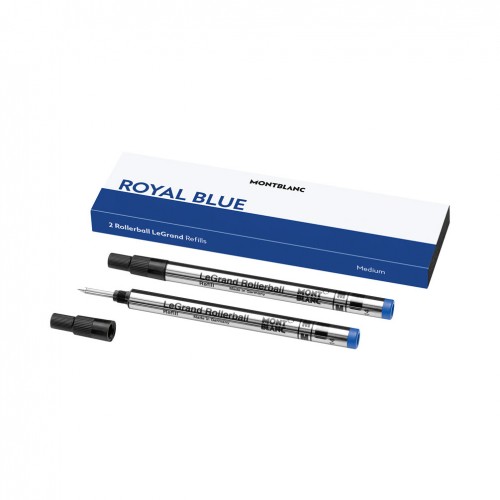 2 recanvis (M) per rollerball Montblanc LeGrand Royal Blue 128228