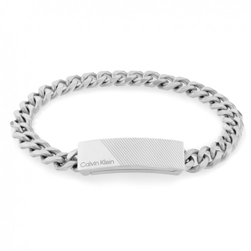 Calvin Klein man stainless steel bracelet with closing plate 35000417