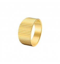 Lotus Style women steel rings LS2310-3 gold tone steel