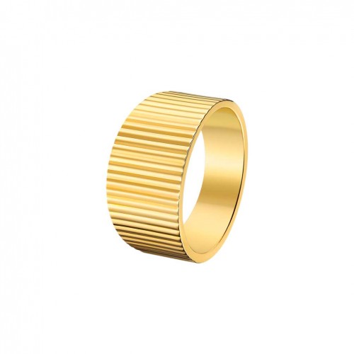 Lotus Style women steel rings LS2310-3 gold tone steel