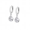Pendientes aros Lotus Silver en plata LP3563-4/1 con circonita blanca