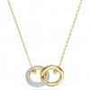 Colgante Swarovski Dextera bucle entrelazado 5668820 baño tono oro