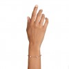 Swarovski Constella bracelet round cuts white rose gold plated 5654495