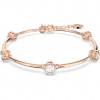 Swarovski Constella bracelet round cuts white rose gold plated 5654495