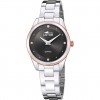 Reloj Lotus Trendy Mujer esfera negra brazalete acero 18795/4