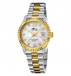 Reloj Lotus Freedom mujer esfera nacar brazalete acero bicolor 18931/1