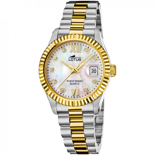 Reloj Lotus Freedom mujer esfera nacar brazalete acero bicolor 18931/1