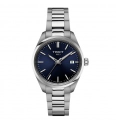 Tissot PR100 Classic 34mm esfera blava braçalet acer T1502101104100
