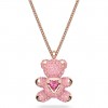 Penjoll Swarovski Teddy ós vidre rosa bany to or rosa 5642976