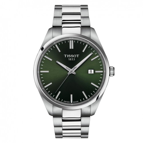 Reloj Tissot PR100 Classic esfera verde brazalete acero T1504101109100