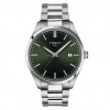 Tissot PR100 Classic watch green dial steel bracelet T1504101109100