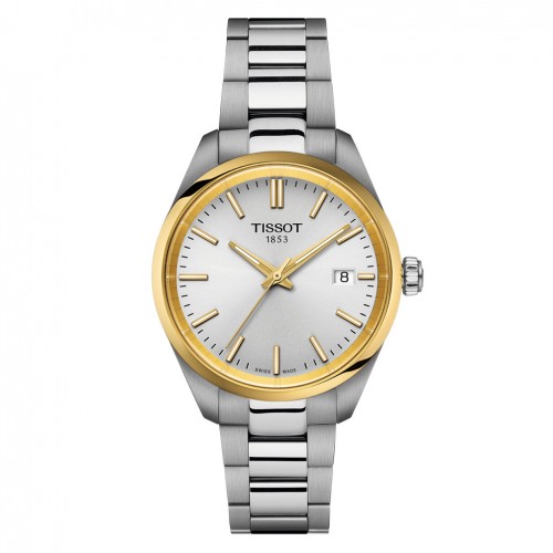 Rellotge Tissot PR100 Classic 34mm plata braçalet acer T1502102103100