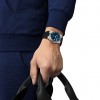 Tissot Classic PRX Powermatic 80 watch blue rubber strap T1374071704100
