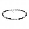 Pulsera Lotus Style Hombre LS2308-2/1 acero bicolor negro y plateado