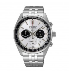 Seiko Neo Sports chronograph watch 41.50mm white dial SSB425P1