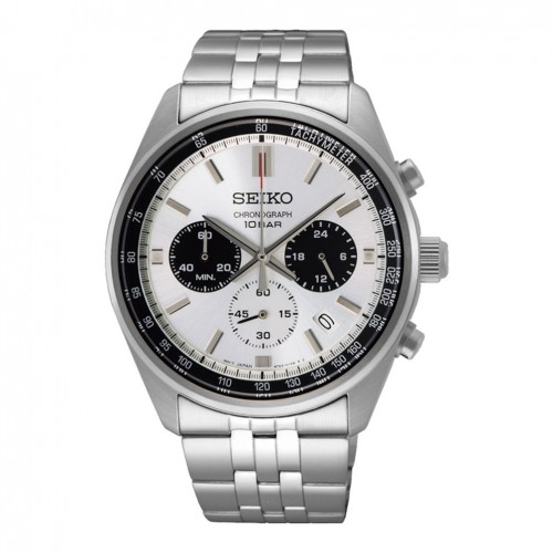 Seiko Neo Sports chronograph watch 41.50mm white dial SSB425P1