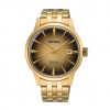 Seiko Presage Cocktail Half Tan watch 40.5 mm gold color SRPK48J1