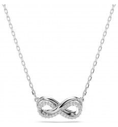 Swarovski Hyperbola pendant infinity symbol white and rhodium 5687265