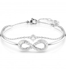 Swarovski Hyperbola bracelet infinity white rhodium plated 5684049