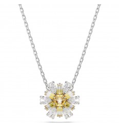 Penjoll Swarovski Idyllia flor groc i blanc bany de rodi 5679939