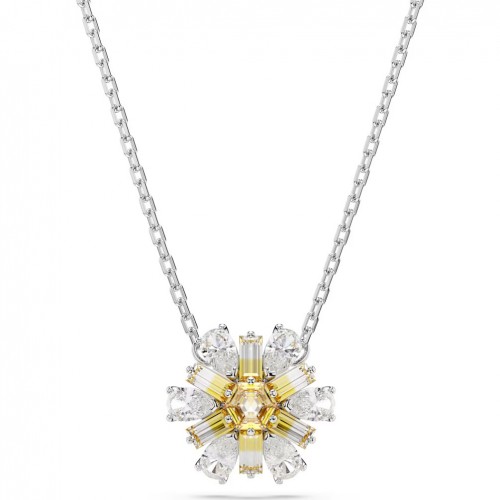 Penjoll Swarovski Idyllia flor groc i blanc bany de rodi 5679939