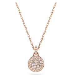 Swarovski Meteora pendant white crystals rose gold plated 5683450