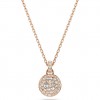 Penjoll Meteora Swarovski 5683450 vidres blancs bany to or rosa