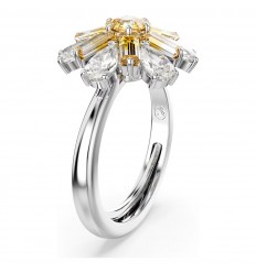 Anell còctel Swarovski Idyllia flor groc bany de rodi 5689087