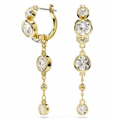 Pendientes largos Imber Swarovski blancos combinación acabados 5680097