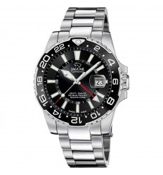 Jaguar Executive men watch J1011/6 black dial steel bracelet