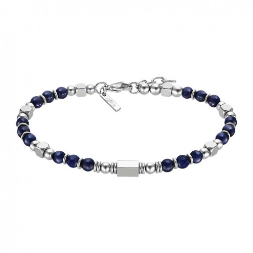 Lotus Style men's bracelet LS2308-2/2 blue and silver bicolor steel