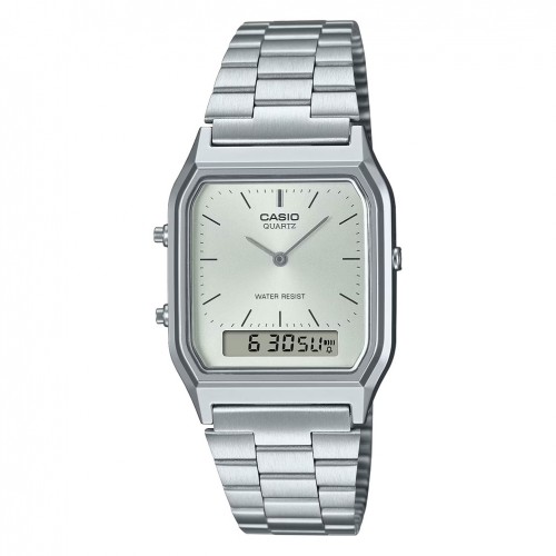 Rellotge Casio analògic-digital AQ-230Q-7DMQYES acer esfera blanca