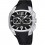Reloj Lotus Doom cronometro 15756/D esfera negra correa de caucho