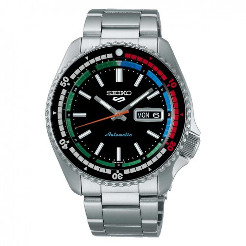 Seiko 5 Sports New Regatta Timer watch automatic steel case SRPK13K1