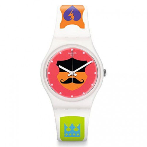Reloj Swatch GRAPHISTYLE esfera multicolor correa silicona GW179