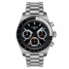 Tissot PR516 Mechanical Chrono watch T1494592105100 steel black dial