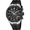 Jaguar Diplomatic men watch J1020/2 black dial rubber strap