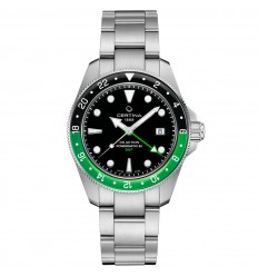 Reloj Certina DS Action GMT Powermatic 80 C0329291105100 esfera negra