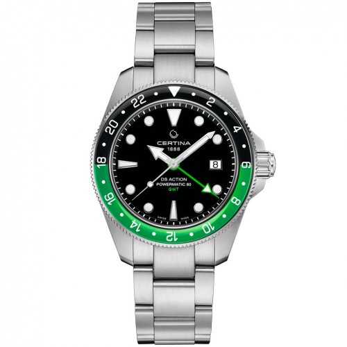 Certina DS Action GMT Powermatic 80 watch C0329291105100 black dial