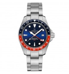 Rellotge Certina DS Action GMT Powermatic 80 C0329291104100 esfera blava