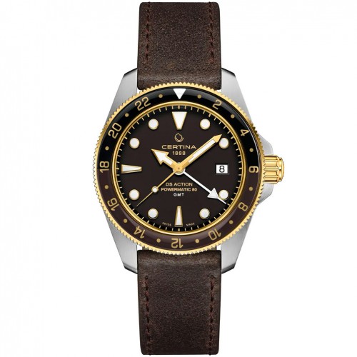 Certina DS Action GMT Powermatic 80 watch C0329292605100 black and gold