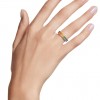 Anell Matrix Swarovski talla baguette multicolor bany to or