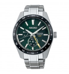 Rellotge Seiko Presage Sharp Edged Gmt automàtic SPB219J1 esfera verda
