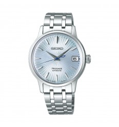 Reloj Seiko Presage Cocktail automático mujer esfera azul SRP841J1