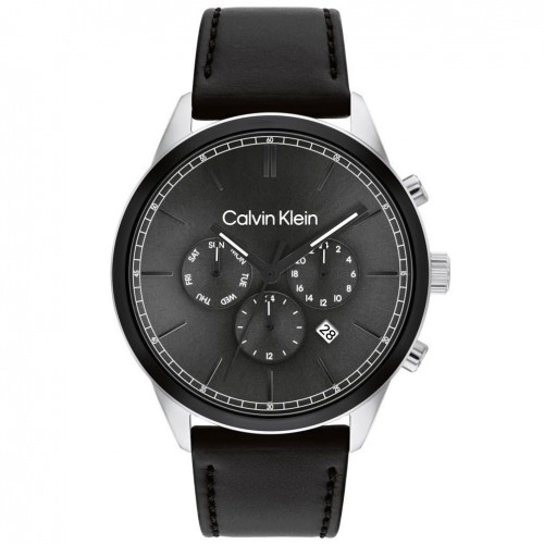 Calvin Klein Infinite men watch 25200379 multifunction leather strap