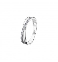 Anell Lotus Silver Glam LP3447-3 plata i circonites