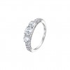 Lotus Silver Glam ring white zirconia and sterling silver LP3508-3
